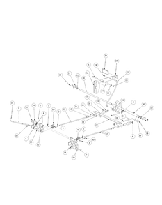 Brake Assembly Diagram and Parts List for M72-GN (53AB5FEZ750-28-HP)(2004) Cub Cadet Lawn Tractor